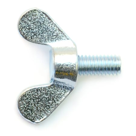 Midwest Fastener Thumb Screw, M1 Thread Size, Zinc Plated Steel, 12 mm Lg, 8 PK 31366